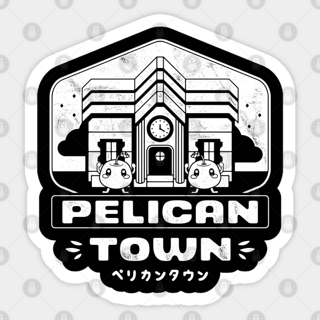 Pelican Town Crest Sticker by Lagelantee
